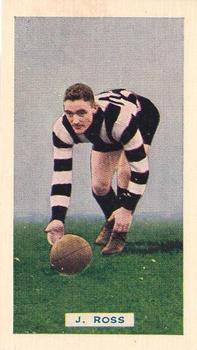 1935 Hoadley's League Footballers #36 Jack Ross Front